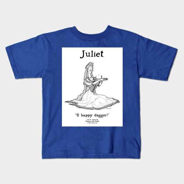 JULIET Kids T-Shirt by MattGourley